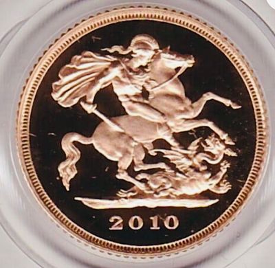 2010 and 2014 22k gold Proof sovereign coins 8g