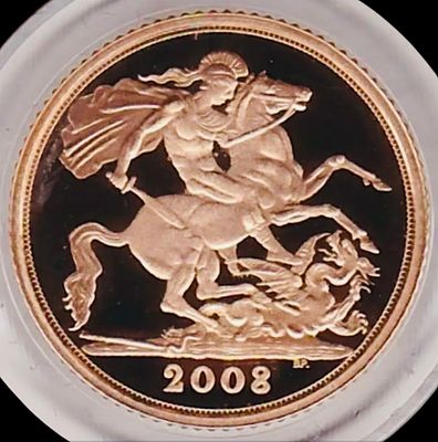 2008 and 2011 22k gold Proof sovereign coins 8g