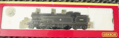 Hornby Fowler Class 4P 2-6-4T Steam Locomotive, No. 42355, BR Black, OO Gauge. A Hornby OO Gauge 