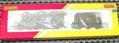 Hornby R2881 'Railroad' Black Five Class 4-6-0 Steam Locomotive and Tender, No. 45025, OO Gauge. 