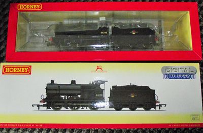 Hornby OO Gauge R3460TTS BR Fowler 0-6-0 Class 4F Steam Locomotive, No. 44198, with TTS Sound. A 