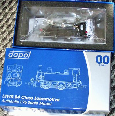 Dapol 4S-018-011 LSWR B4 Class 0-4-0T Steam Locomotive, BR Early 30084, 00 Gauge, DCC Ready. A 