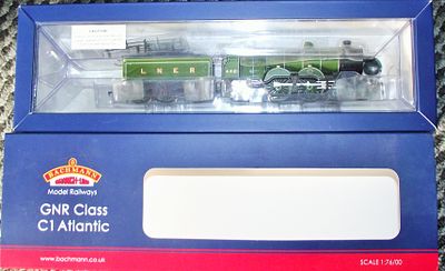 Bachmann Branch-Line GNR Class C1 Atlantic 4-4-2 Steam Locomotive and Tender, No. 4421, LNER 