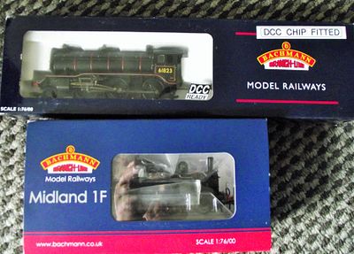 A Pair of Bachmann Branch-Line OO Gauge Model Railway Steam Locomotives, including a Midland 