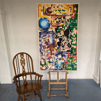 RAW - Acrylic Painting 165x110cm - Original artwork Painting in acrylic on canvas. Description : 