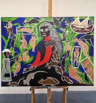 The Black Death - Original acrylic painting on canvas signed. Description : How do you beging 