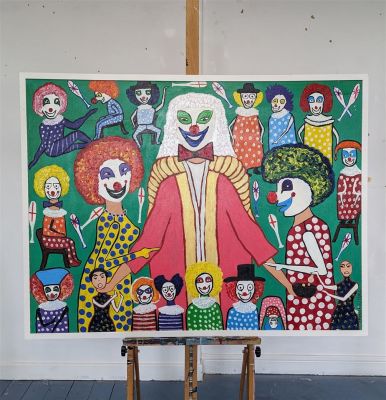 The Clowns of West Minster Original acrylic on canvas painting. Description : When I came to 