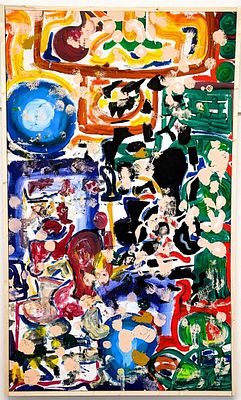 RAW - Acrylic Painting 165x110cm - Original artwork Painting in acrylic on canvas. Description : 