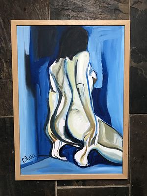 Seduce By Carly Roach Oil on Canvas 2023. Wiltshire , England 45cm x62 cm This was painted as 