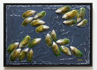 NZ By Eunice.Bossman-Okai Created in 2022 Acrylic on wood Artwork Signed. SHIPS FROM THE 