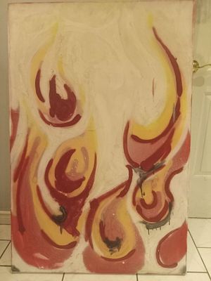 Everlasting Flame Damaged Discount - Extra Large By Dante S Final Created in 202X Spray Paint. 