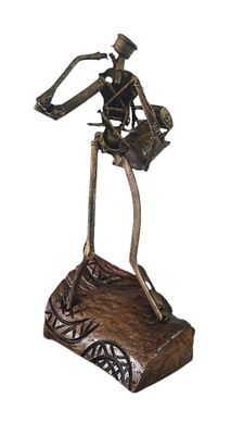 Chinagorom Chibuezem Christopher Locked Economy Metal on Wood April, 2025 Owerri, Imo State, Nigeria