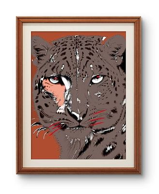 Himanshi tyagi The Silent Hunter – Spirit of the Leopard Fine art paper 2025 New Delhi. SHIPS 