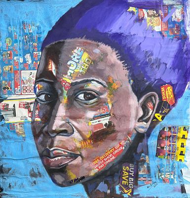 Patrick Sithole Resilience Mixed media 2025 South Africa, Johannesburg. SHIPS FROM South Africa 