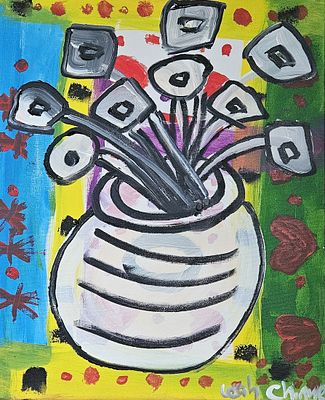 Child's Play II - Acrylic on canvas Acrylic on canvas 2018-2025. Child’s Play II is a deeply 