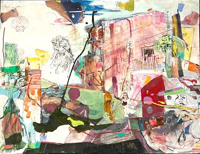 Echoes of Kindness in Camino de Santiago Sara Adib Mixed Media 2025. SHIPS FROM Iran The 