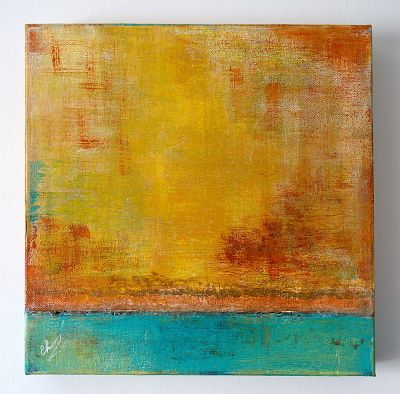 Stillness in Decay By Olena Hastilow Acrylic on thick canvas 2025. SHIPS FROM Uttoxeter 