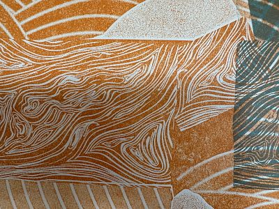 Achikanain By Ivonne Portillo Sierra Woodcut and lithography on paper 2020. SHIPS FROM 