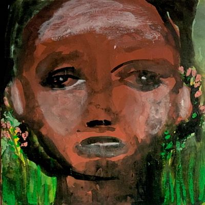 PAULO By Sophie Huysentruyt Acrylic, ink, soft pastel 2022. SHIPS FROM Brussels This 30x30 cm 