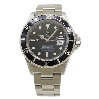 ROLEX Rolex Submariner Date Black Dial SS Y-Serial Men's AT Automatic Watch 16610. catalog 
