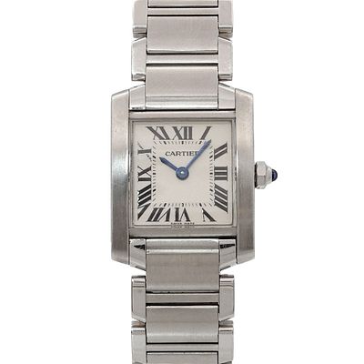 Cartier Tank Francaise SM W51008Q3 Ladies' Watch Ivory Quartz. catalog 
