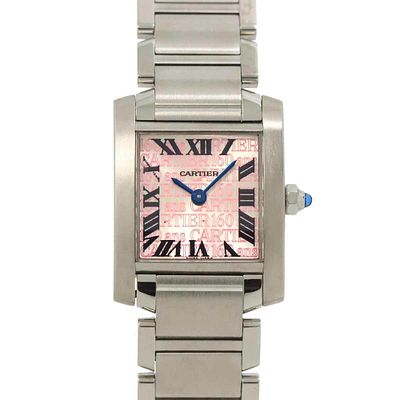 Cartier Tank Francaise SM 160th Anniversary Asia Limited W51035Q3 Ladies Watch Silver Quartz. cat 