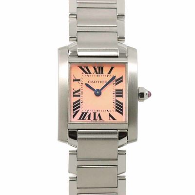 Cartier Tank Francaise SM W51028Q3 Ladies Watch Pink Shell Quartz. catalog 
