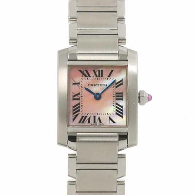 Cartier Tank Francaise SM W51028Q3 Ladies Watch Pink Shell Quartz. catalog 
