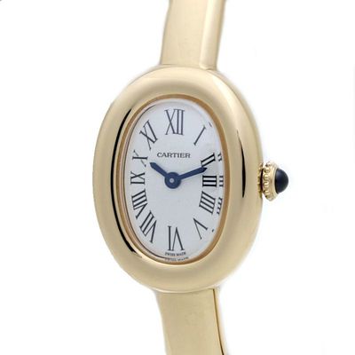 CARTIER Baignoire Mini Size 17 WGBA0035 K18YG Yellow Gold Ladies 39819 Watch. catalog 
