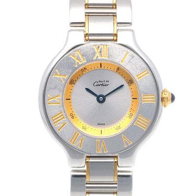 Cartier Must 21 Watch Stainless Steel 1340 Quartz Ladies CARTIER Overhauled. catalog 
