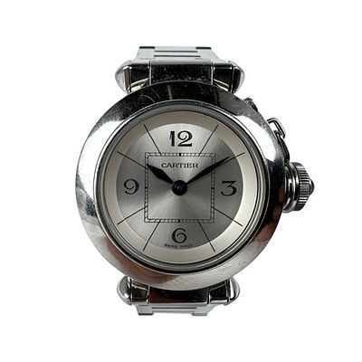 CARTIER Miss Pasha watch, stainless steel, silver, ladies', W3140007, quartz, z3995. catalog 
