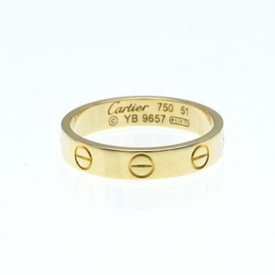 Cartier Mini Love Ring B4085051 Yellow Gold (18K) Fashion No Stone Band Ring Gold. catalog 
