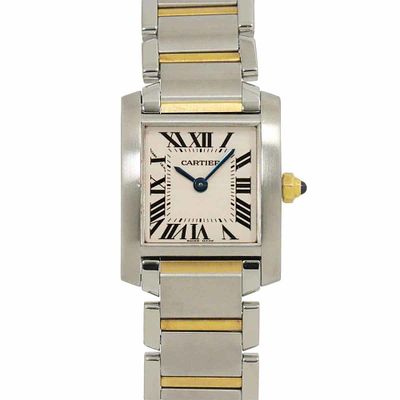 Cartier Tank Francaise SM Combi W51007Q4 Women's Watch Ivory YG Yellow Gold Quartz. catalog 

