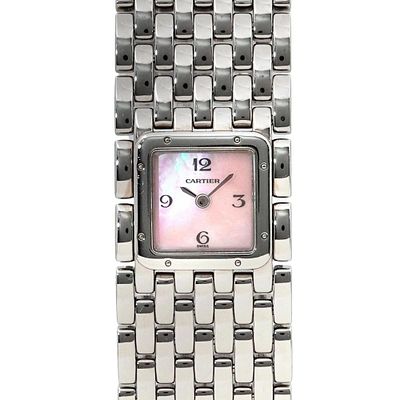 Cartier Panthere Ruban W61003T9 Women's Watch Pink Shell Quartz. catalog 
