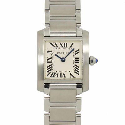 Cartier Tank Francaise SM W51008Q3 Ladies' Watch Ivory Quartz. catalog 
