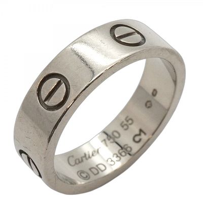 Cartier Ring Love 18KWG White Gold #55 Ladies. catalog 
