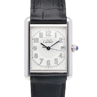 Cartier Tank Must GM Watch, Stainless Steel, 2414 Quartz Movement, Refinished, Men's, CARTIER. ca 