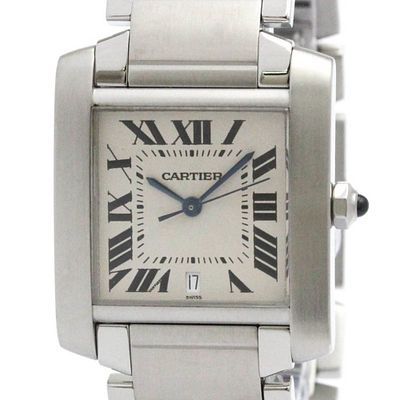 CARTIER Tank Francaise LM Steel Automatic Mens Watch W51002Q3 Polished. catalog 
