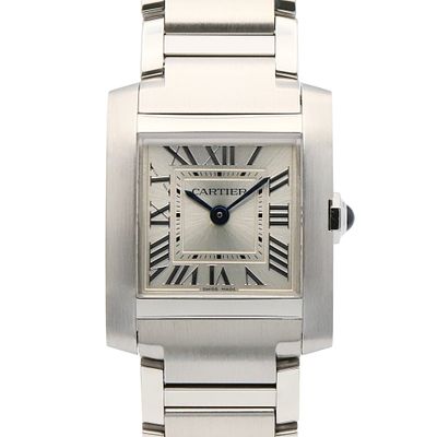 Cartier Tank Française SM Watch, Stainless Steel, Women's, Silver, WSTA0065. catalog 
