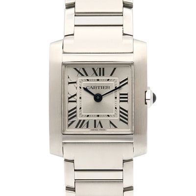 Cartier Tank Française SM Watch, Stainless Steel, Women's, Silver, WSTA0065. catalog 
