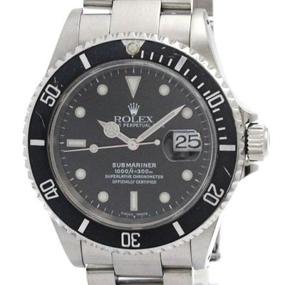 ROLEX Submariner 16610 Date P Serial Automatic Mens Watch. catalog 
