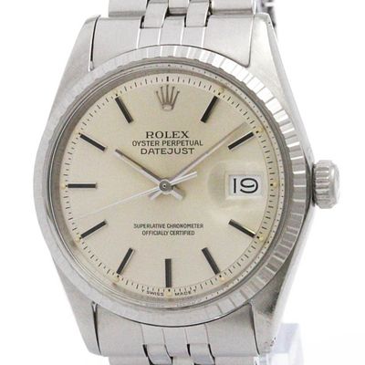 ROLEX Datejust 1603 Stainless Steel Automatic Mens Watch Vintage. catalog 
