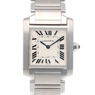 Cartier Tank Française MM Watch, Stainless Steel, 2301 Quartz Movement, Refinished, Unisex. catal 