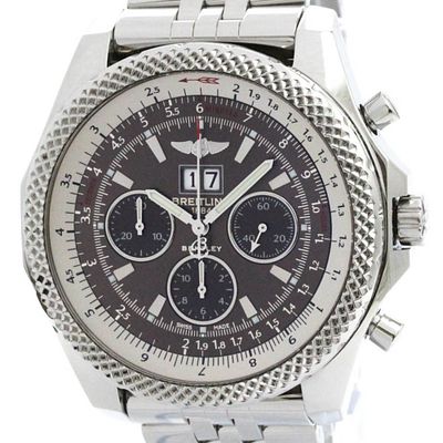 Polished BREITLING Bentley 6.75 Steel Automatic Mens Watch A44364 BF578761. catalog 
