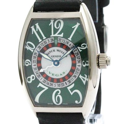 FRANCK MULLER Cintree Curvex Vegas 18K White Gold Mens Watch 5850VEGAS Polished. catalog 

