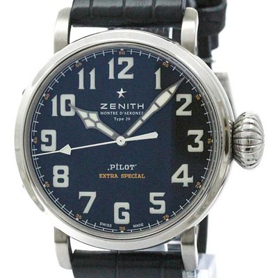 ZENITH Pilot Type 20 Extra Special Steel Automatic Watch 03.2430.3000 BF581267. catalog 
