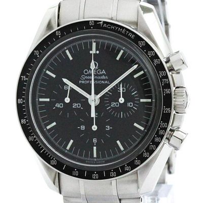 Polished OMEGA Speedmaster Professional Sapphire Back Watch 3572.50. catalog 
