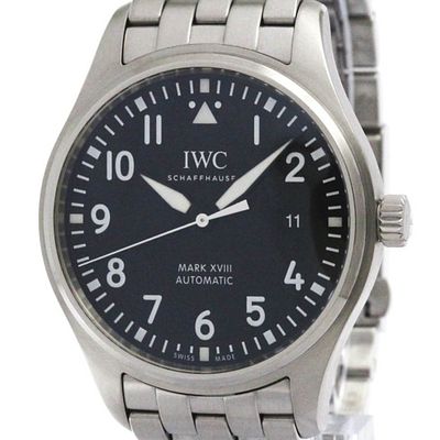 IWC Pilot Watch XVIII 18 Automatic Stainless Steel Mens Watch IW327011 Polished. catalog 

