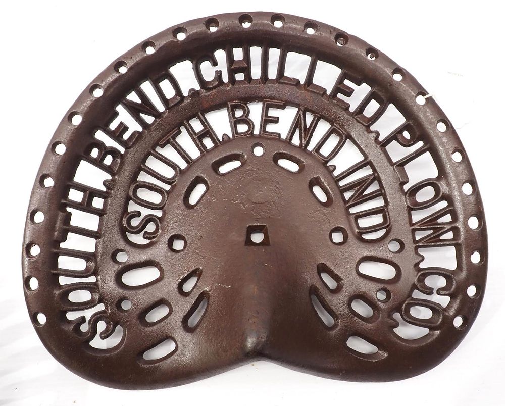 Lot 773: South Bend Chilled Plows cast iron seat