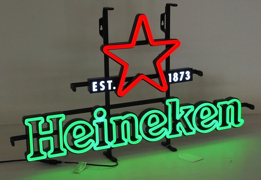 Lot 155: Neon Heineken sign